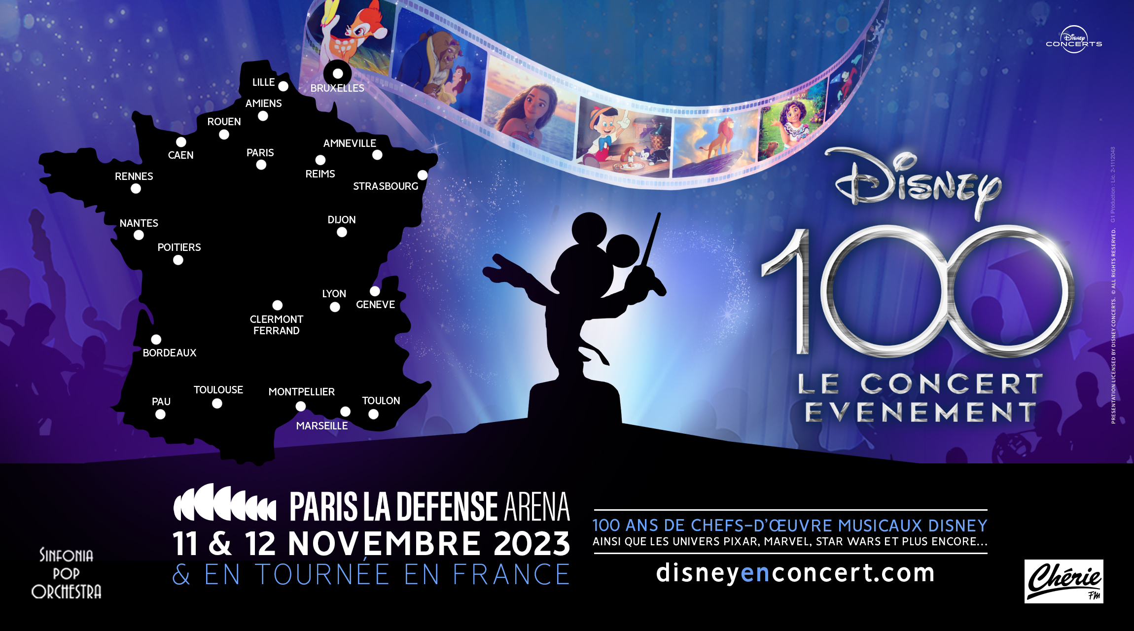 DISNEY 100 ANS, Paris La Défense Arena