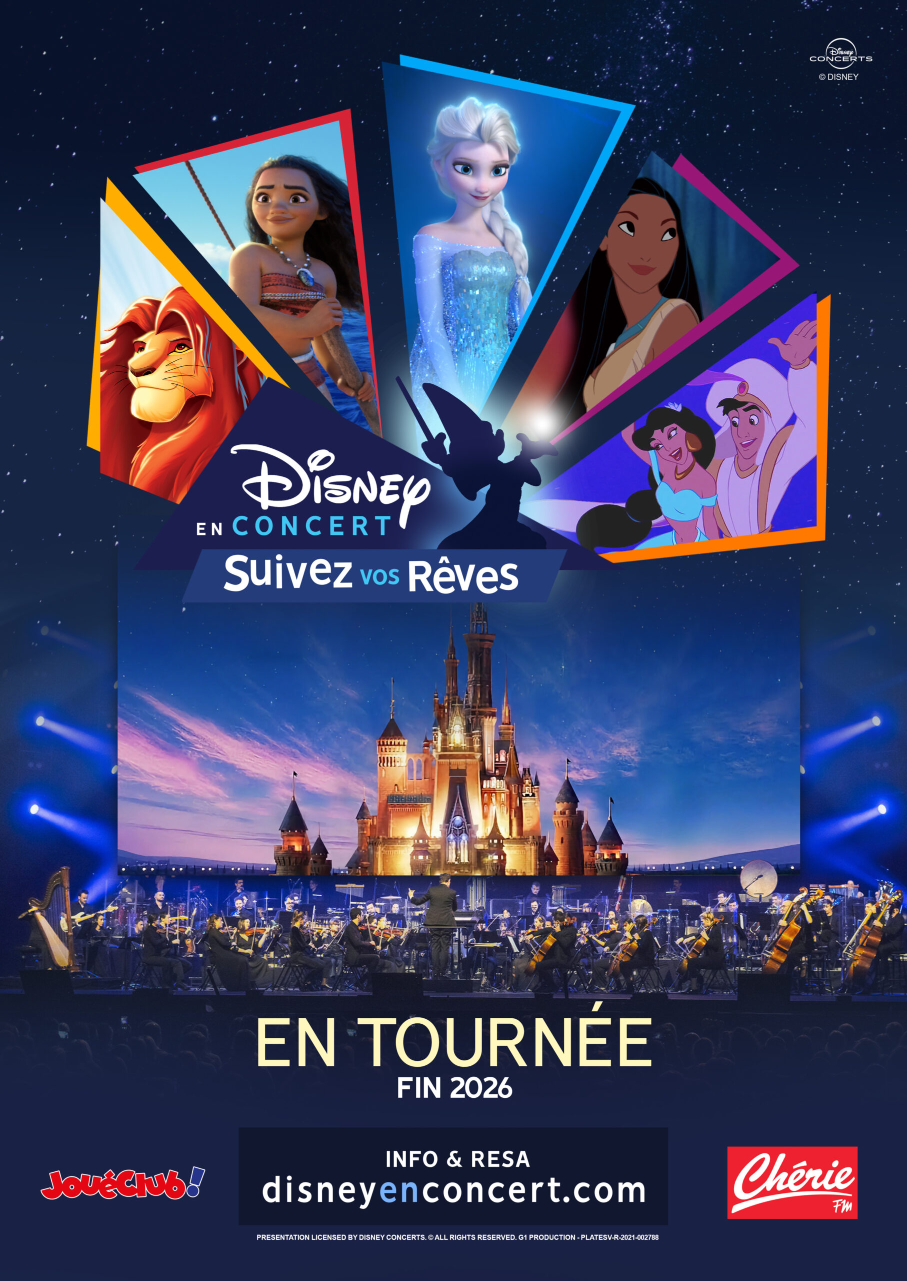 Disney en Concert 2026 – Suivez vos rêves